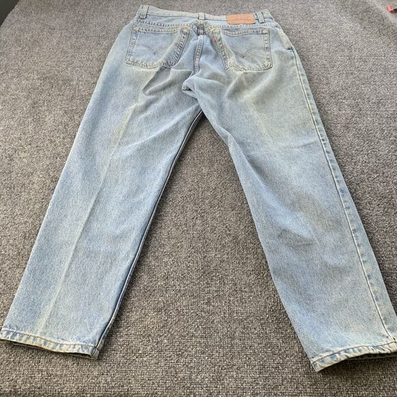Vintage Levi's 550 Relaxed Fit Tapered Leg Jeans Red Tab 90's Size 32 x 29 - Picture 2 of 16